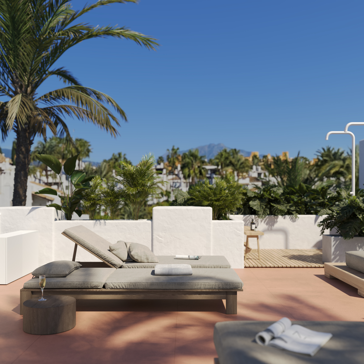Roof top Lounge area