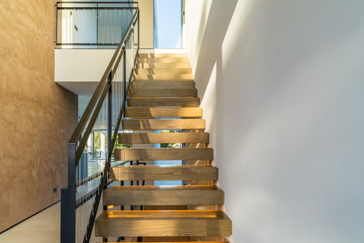 Moderner Treppenaufgang