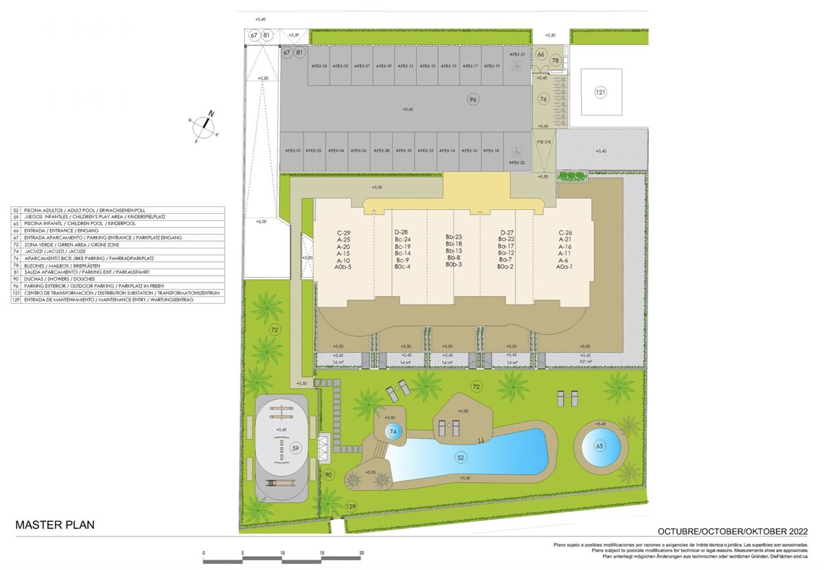 Masterplan housing estate floor plan