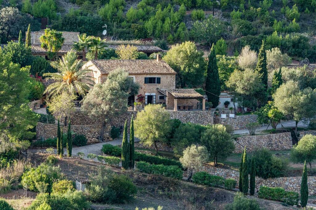 Front view of the charming natural stone finca